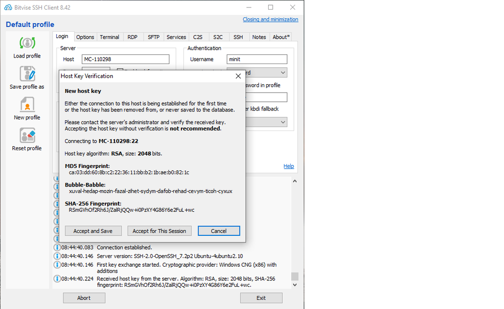 bitvise 2 verify key bitvise 2 verify key