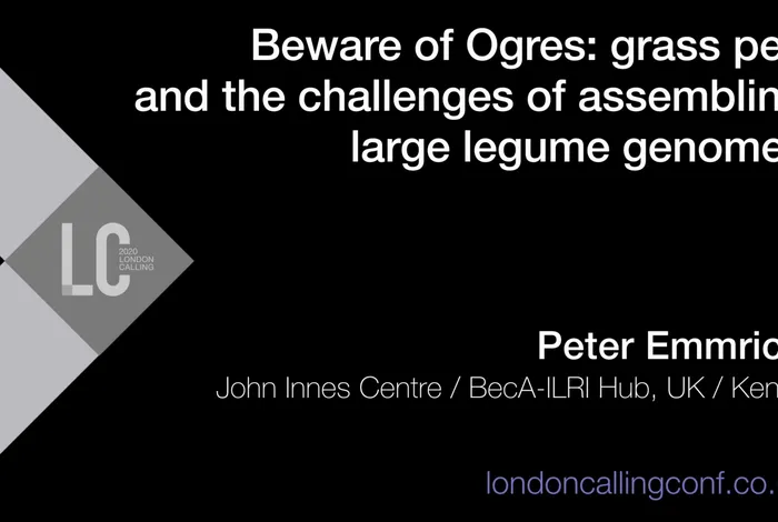 Beware of Ogres: grass pea and the challenges of assembling large legume genomes