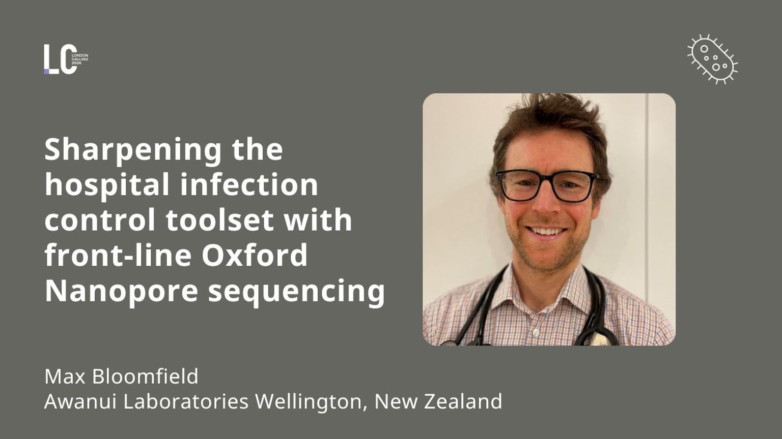 Sharpening the hospital infection control toolset with front-line Oxford Nanopore sequencing | LC26