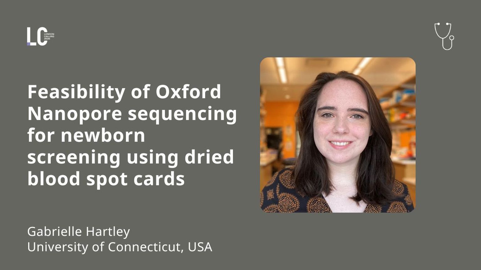 Feasibility of Oxford Nanopore sequencing for newborn screening using dried blood spot cards | LC26