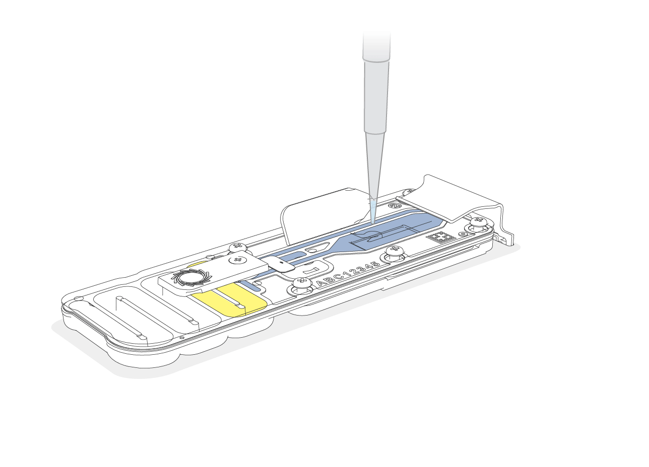 Flow cell loading diagram step 7