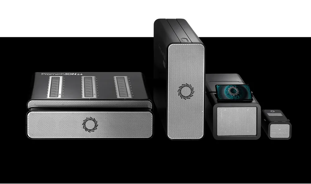 PromethION A-Series on black background