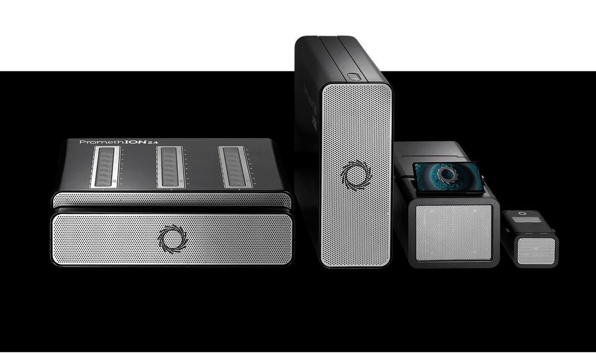 PromethION A-Series on black background