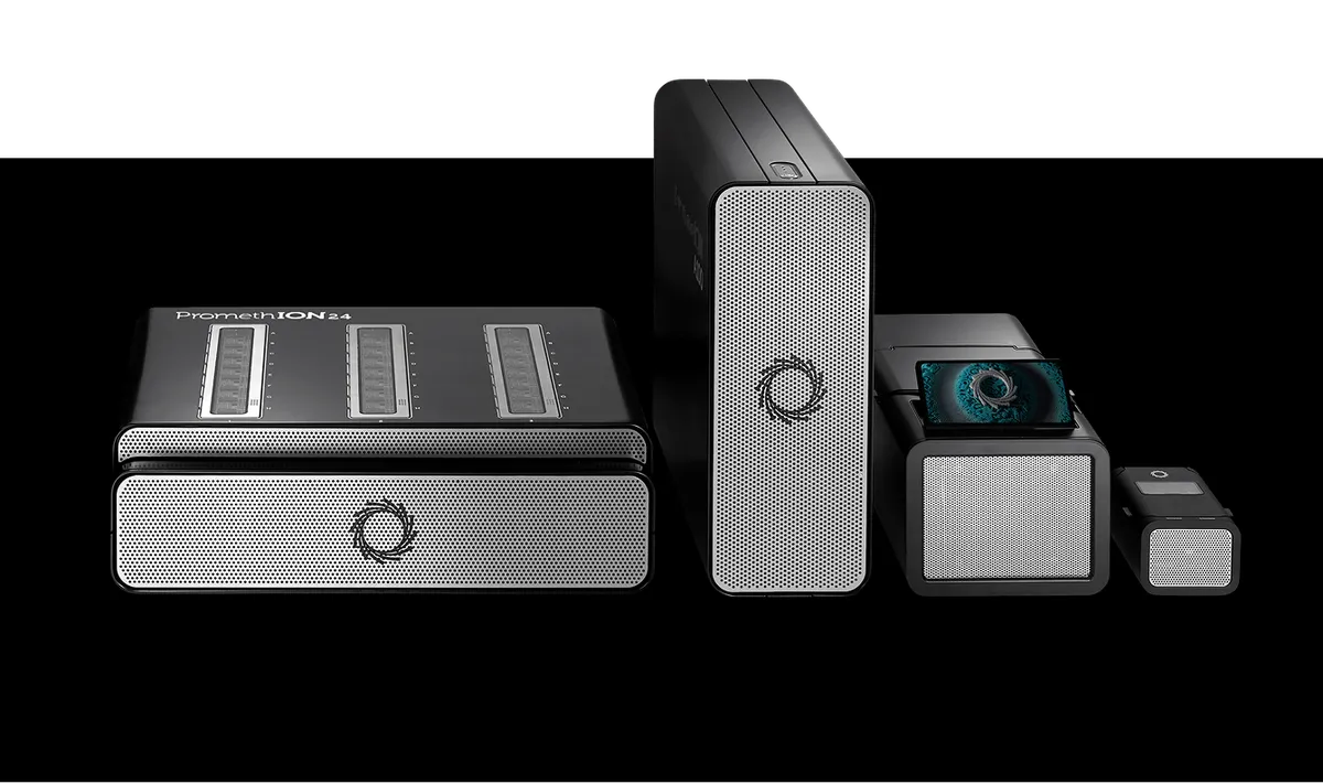 PromethION A-Series on black background