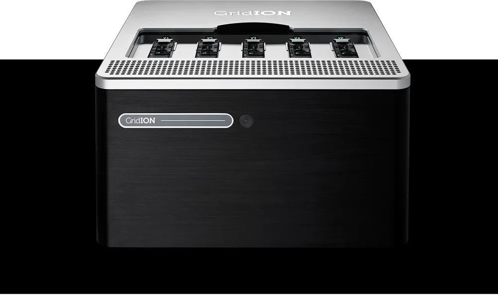 GridION on black background