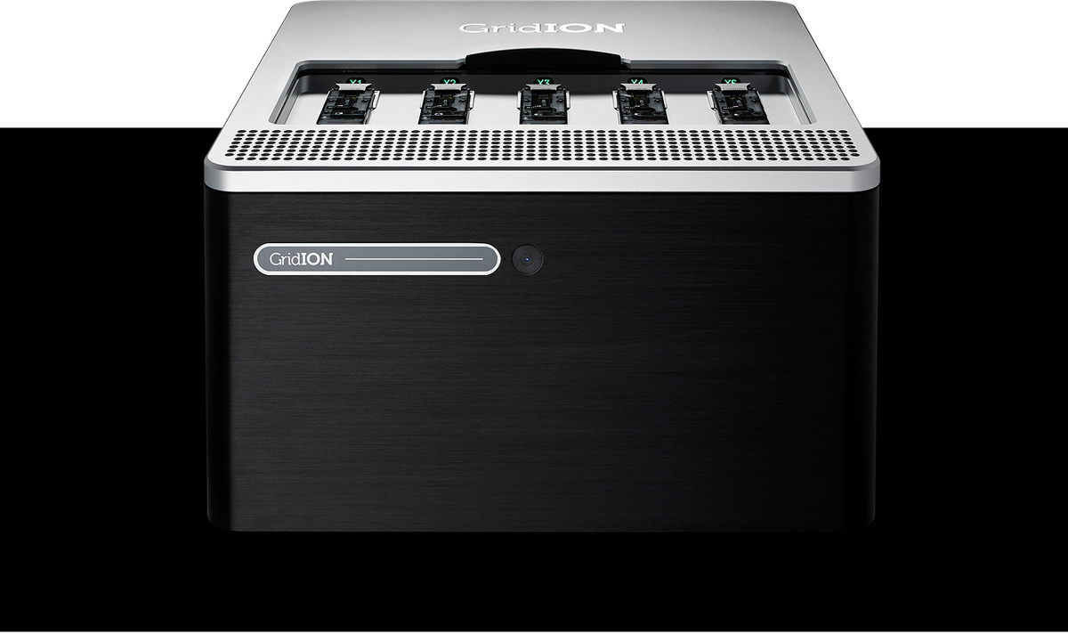 GridION on black background