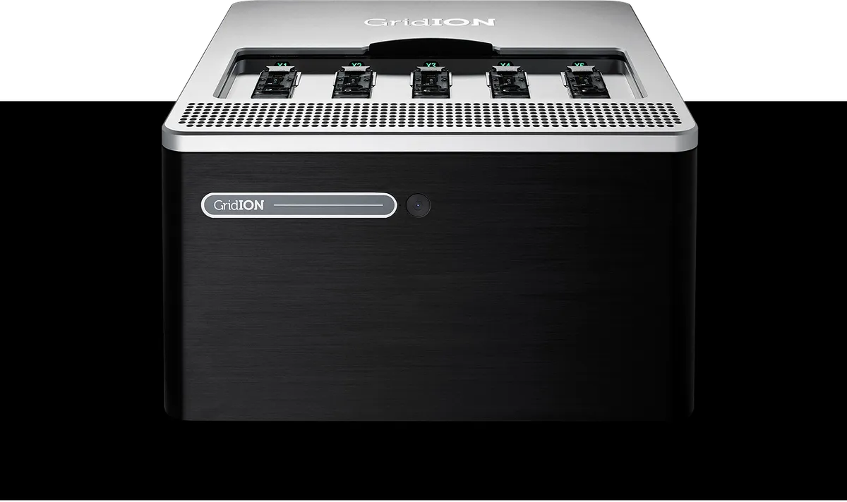 GridION on black background