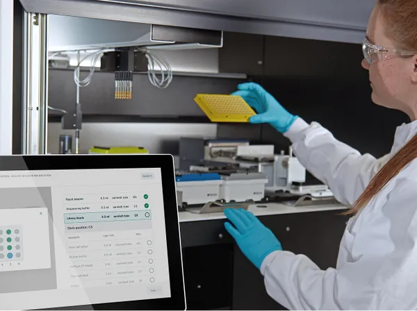 Loading samples onto ElysION