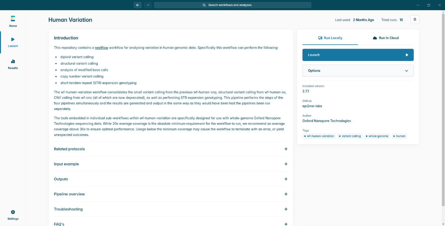 Run locally and select Launch