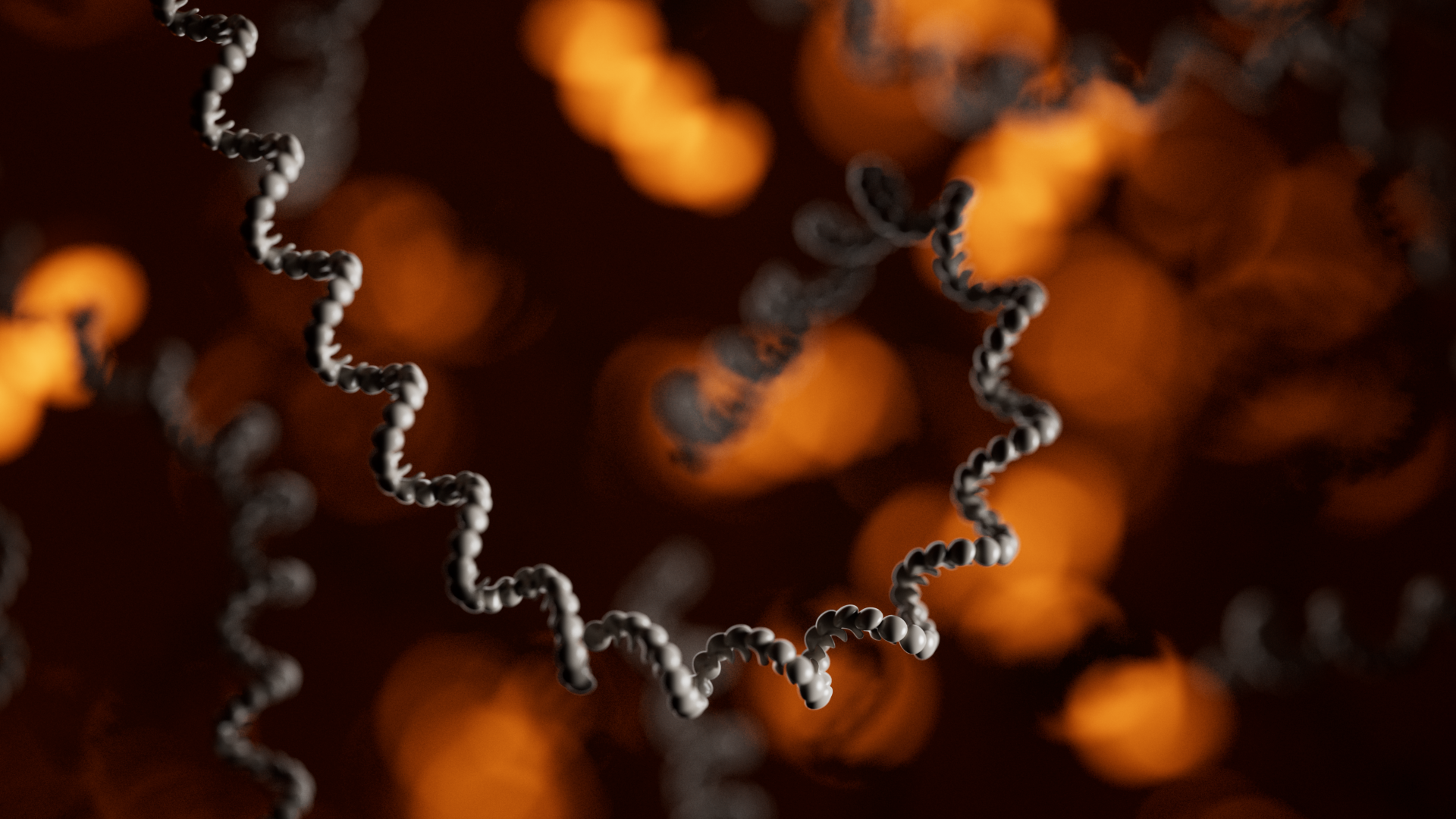 Visualisation of a long RNA strand
