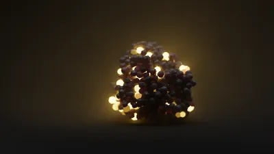 Animation image of cancer cells