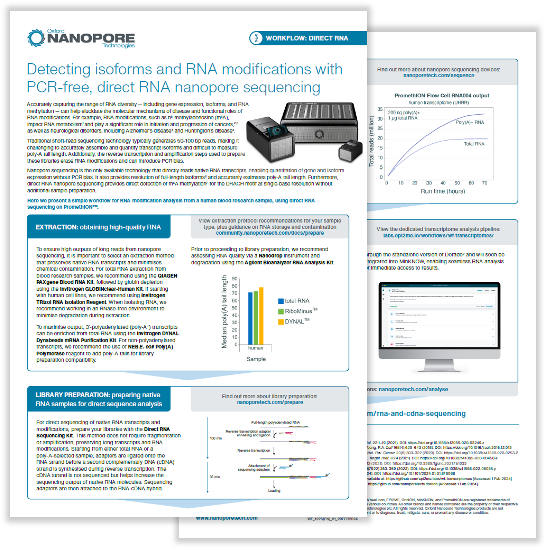 The direct RNA sequencing workflow