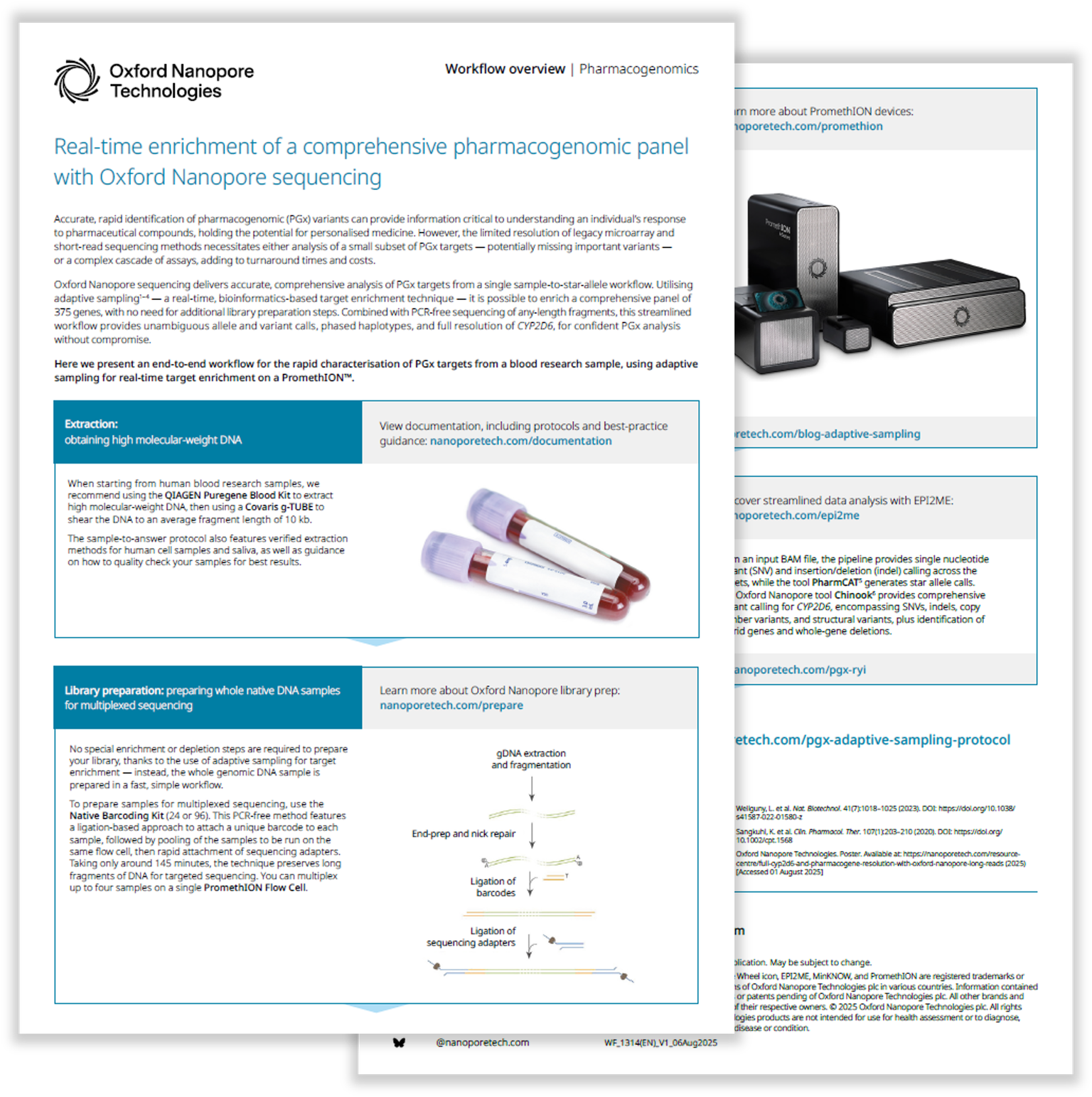 Image showing a preview of the PGx with adaptive sampling workflow