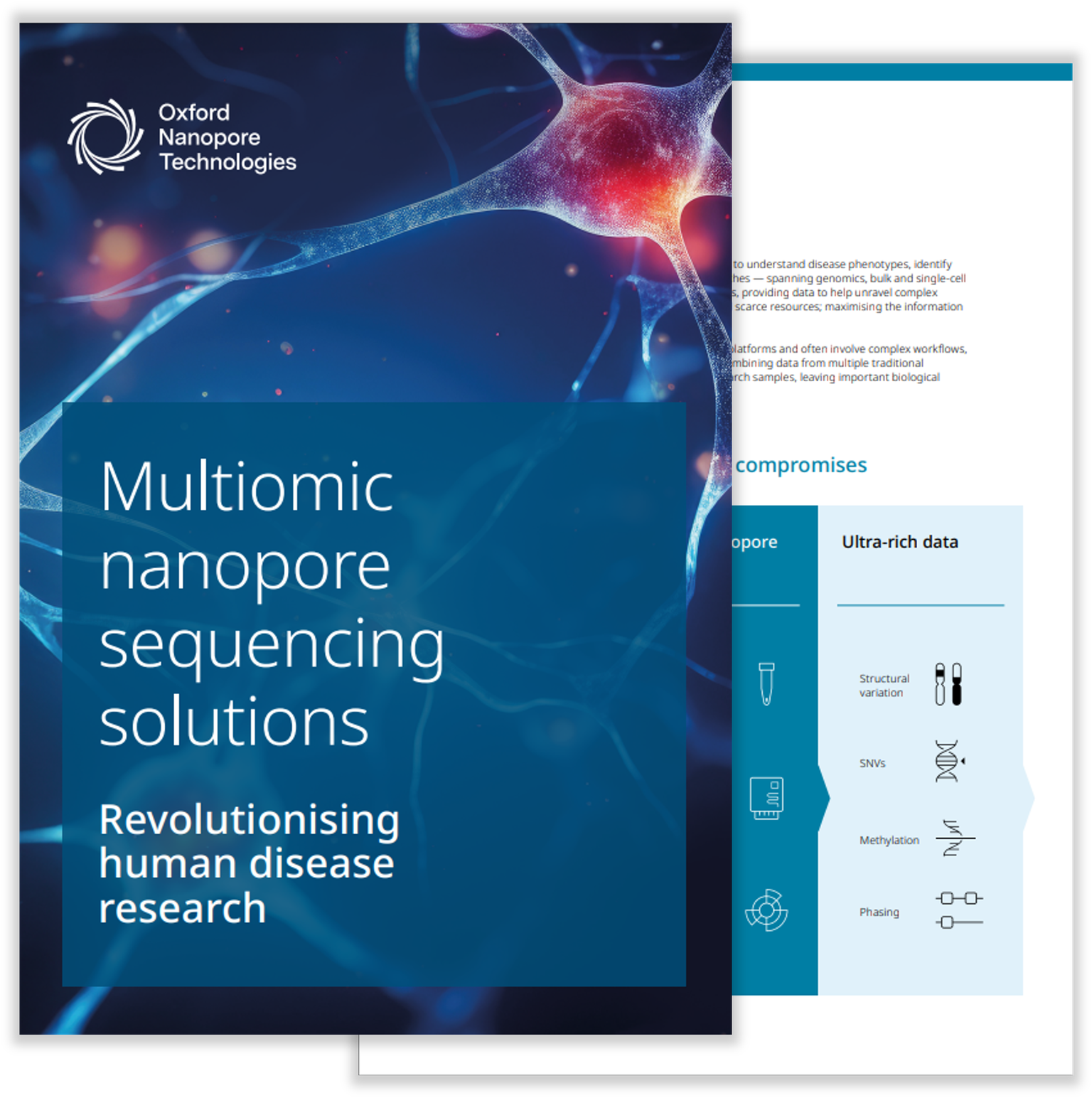 Multiomics two-page spread