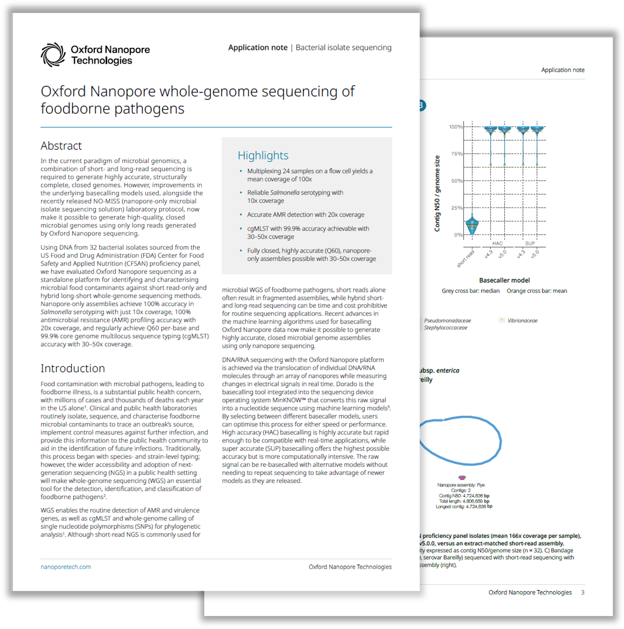 Application note: bacterial isolate sequencing — 2 pages