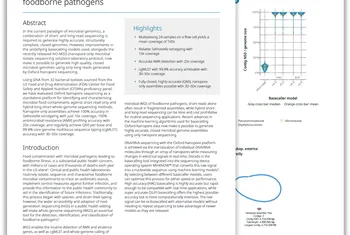 Application note: bacterial isolate sequencing — 2 pages