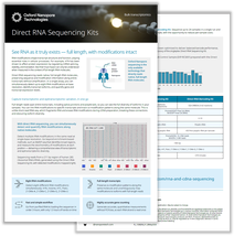 Flyer: Direct RNA Sequencing Kits — 2 pages