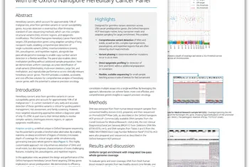 Application note: Hereditary Cancer Panel — 2 pages