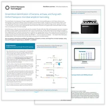 Preview of the microbial amplicon barcoding workflow.