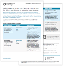 Image preview of the pharmacogenomics (PGx) research focus
