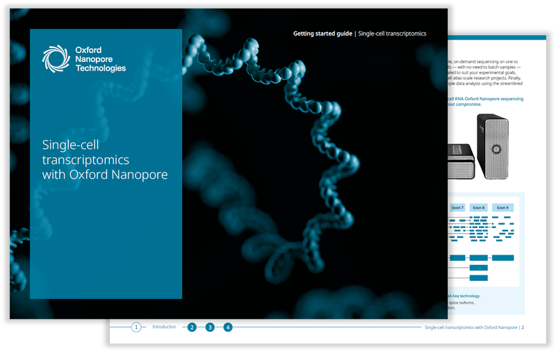 Image of the single-cell getting started guide cover and first page