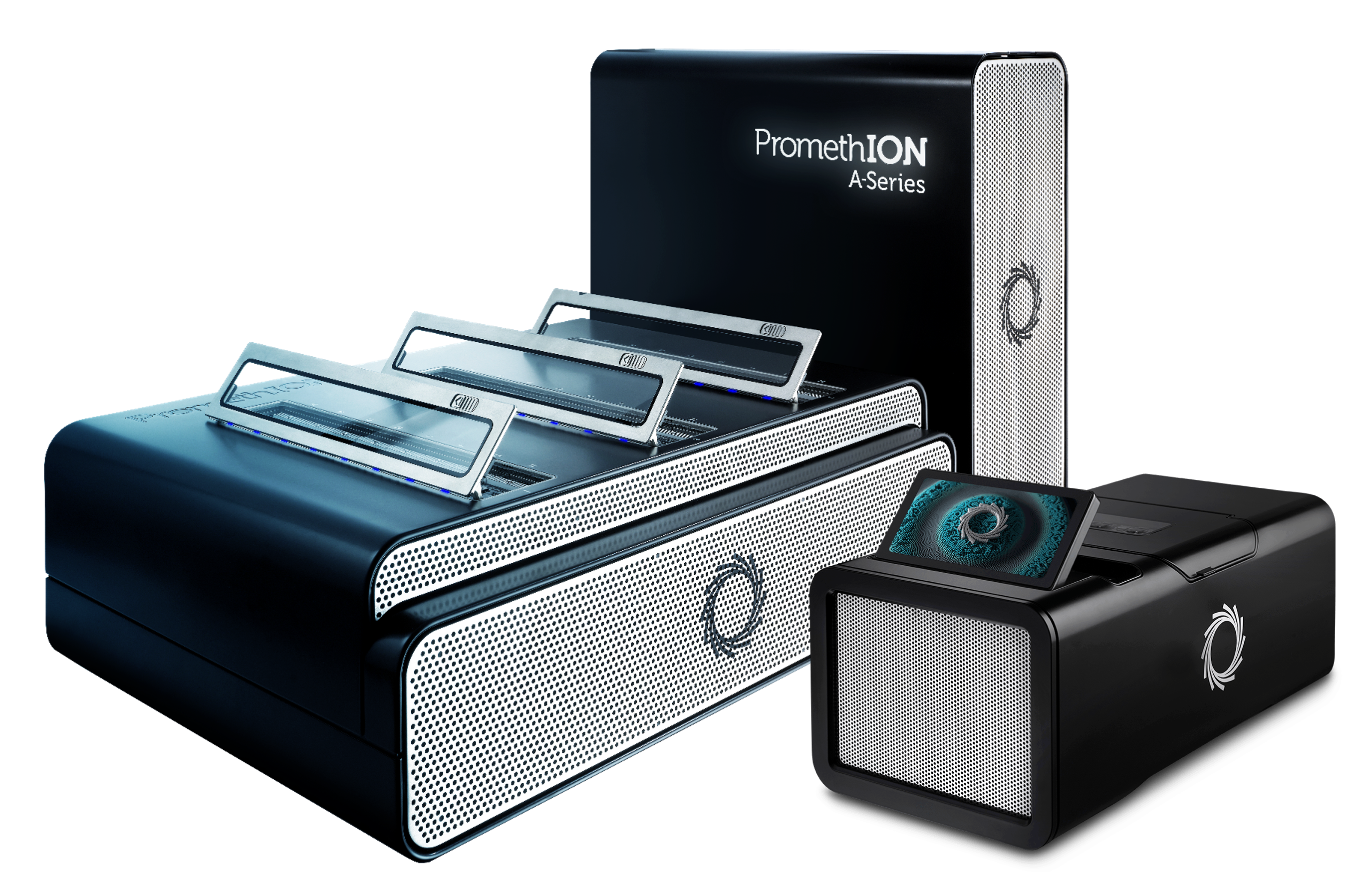 Image of PromethION 2 and PromethION 24 devices