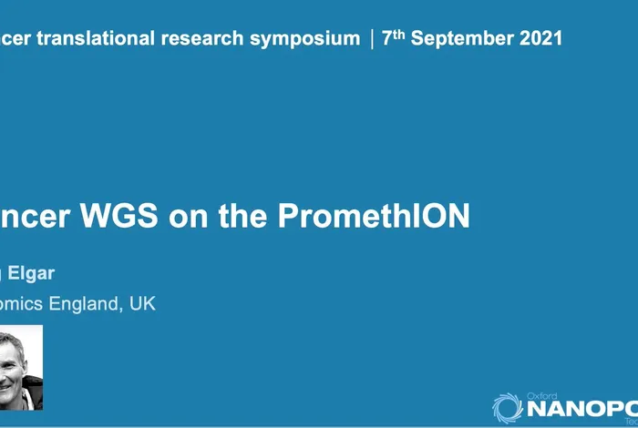 Cancer WGS on the PromethION
