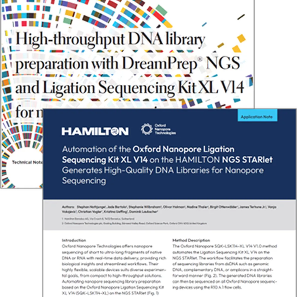 Cover of an application note document