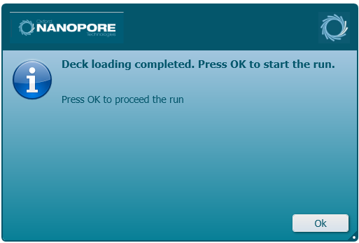 16. Begin Run Screen 16. Begin Run Screen