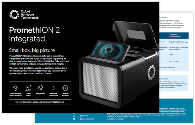 PromethION 2 Integrated flyer cover image