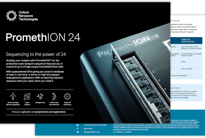 PromethION 24 flyer cover image