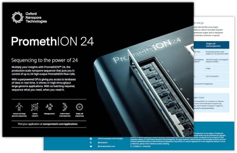 PromethION 24 flyer cover image