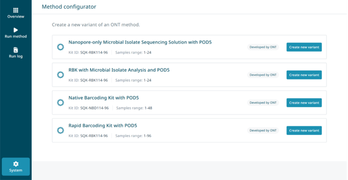 Select Create new variant option Select Create new variant option