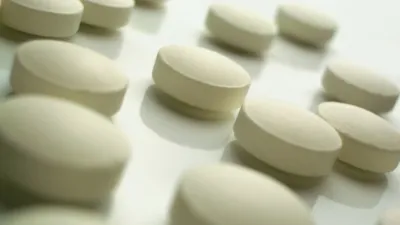 table of light yellow pills