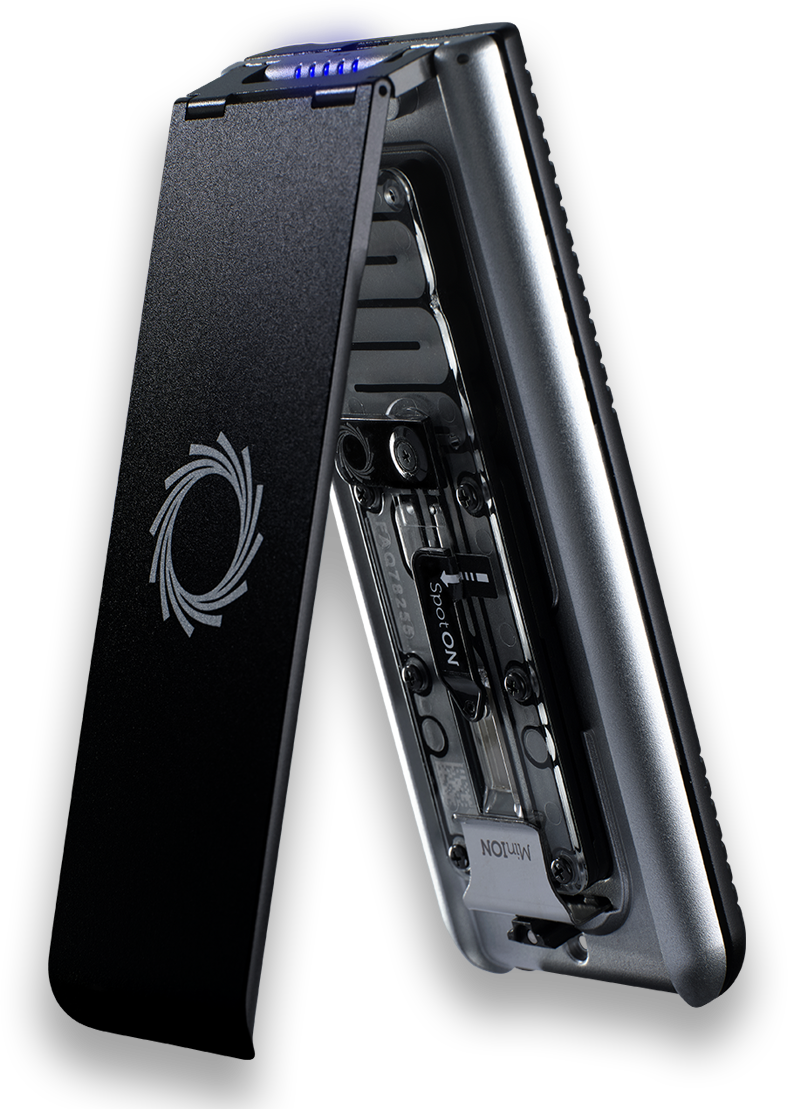 MinION Mk1D Open, vertical