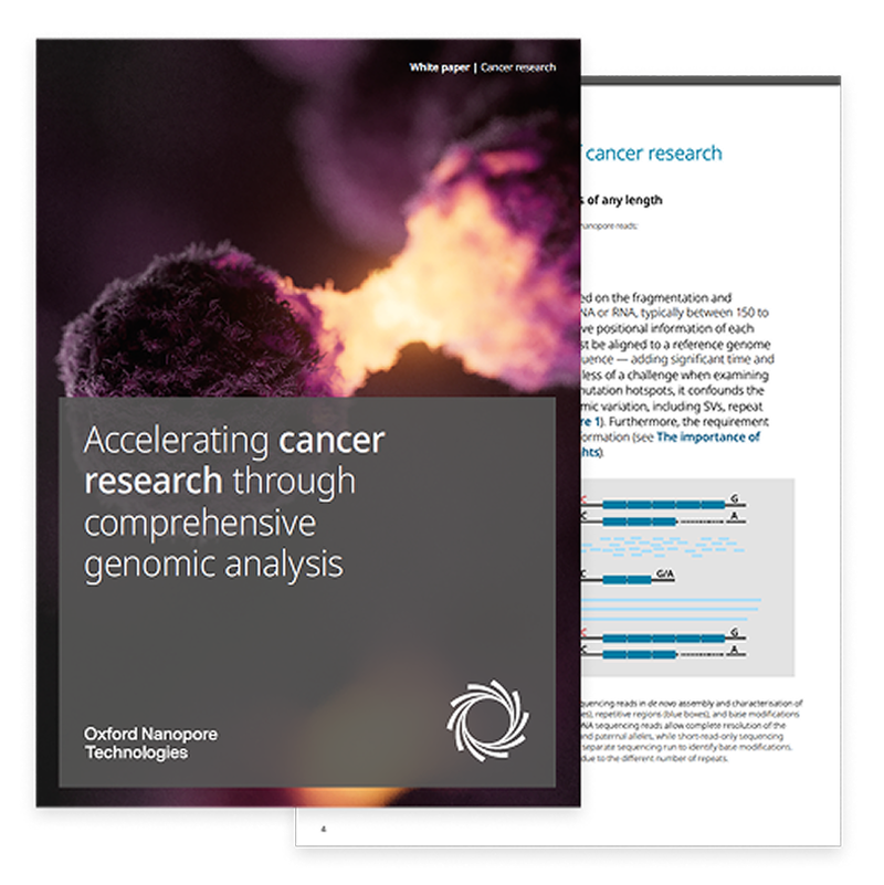 Cover of the cancer research white paper