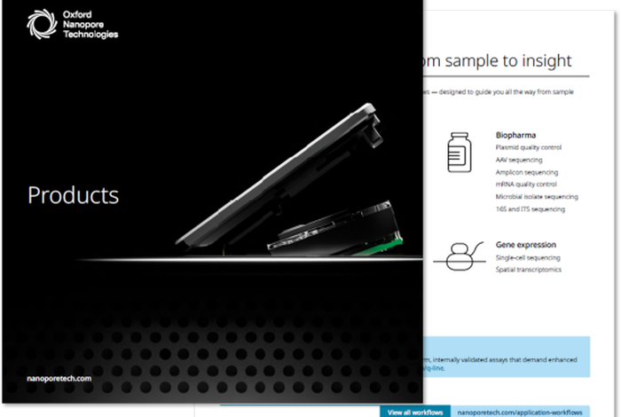 Products brochure cover image