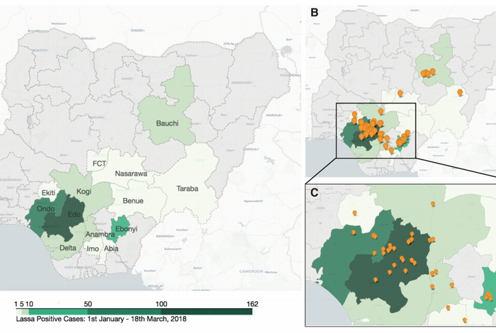 Metagenomic sequencing at the epicenter of the Nigeria 2018 Lassa fever outbreak