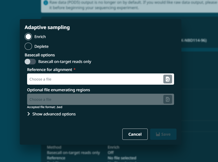 Adaptive sampling window