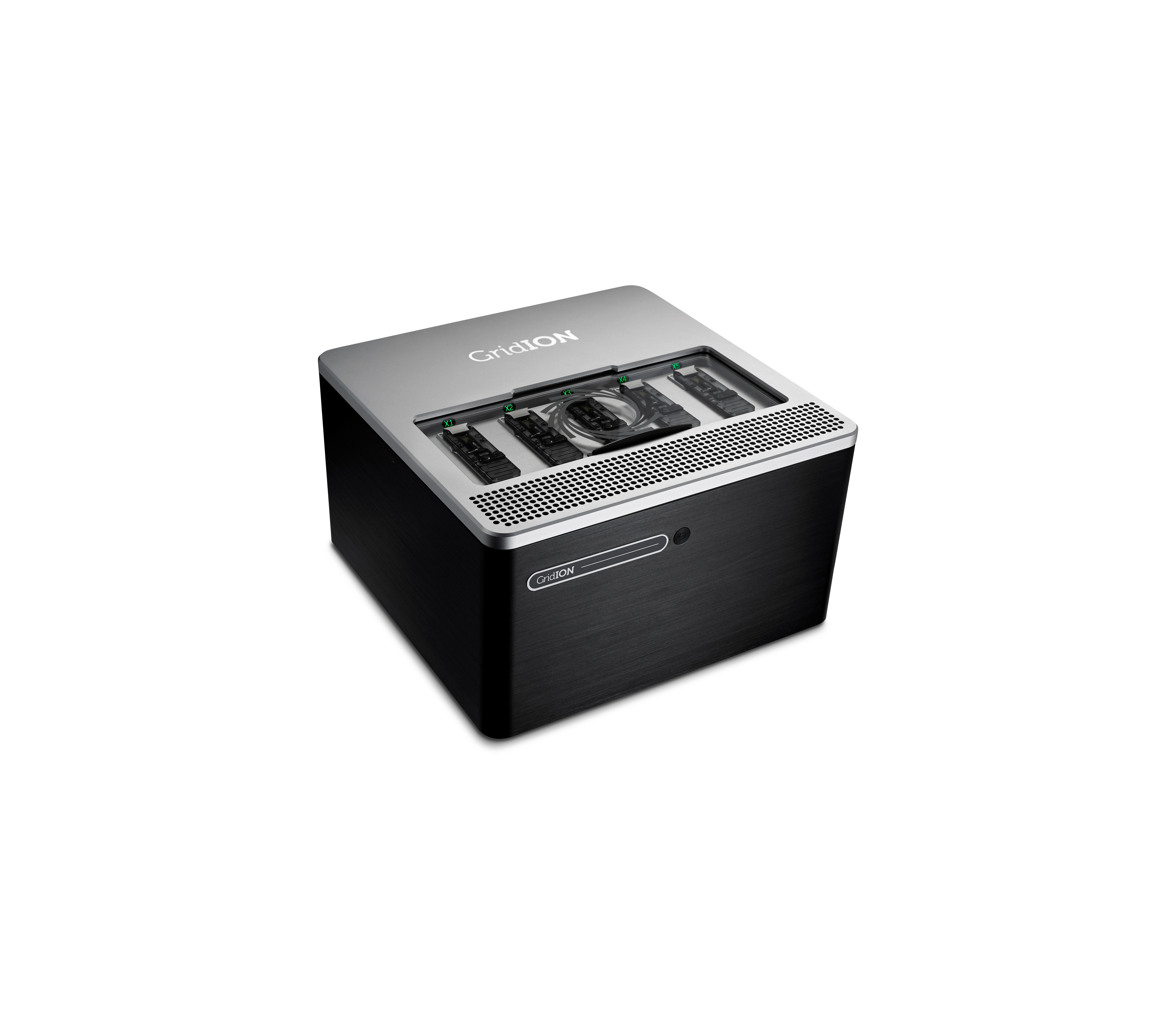 GridION_Right 45_Elevated_Closed_Flow Cells 2_Transparent