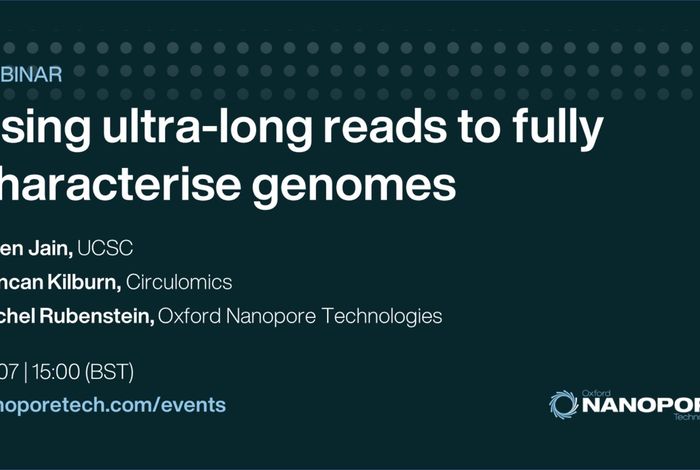 Webinar - Using ultra-long reads to fully characterise genomes