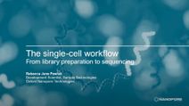 Single cell workflow webinar