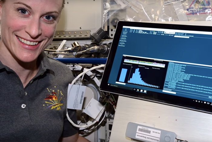 ScienceCasts: Sequencing DNA in Space