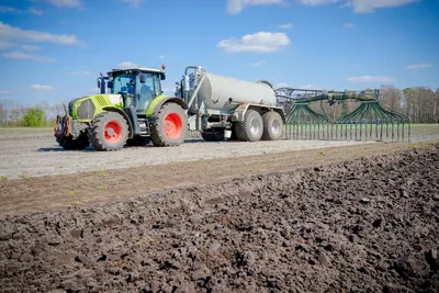 photograph of tractor in field - agrigenomics