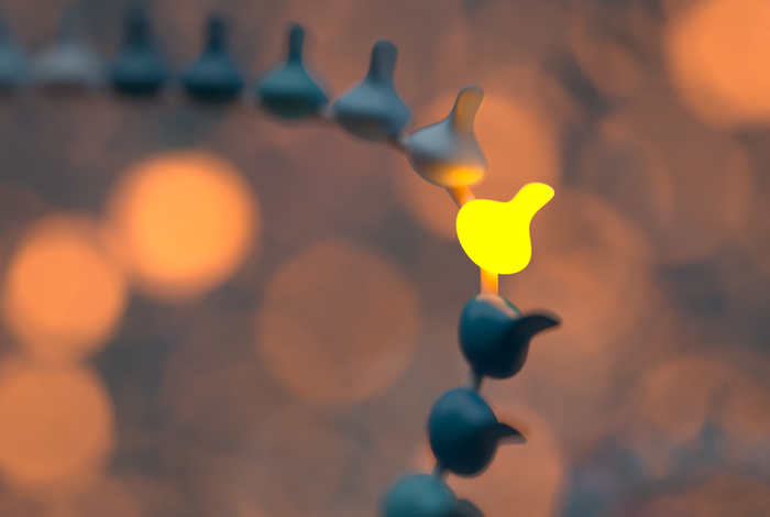 Illustration of methylated DNA