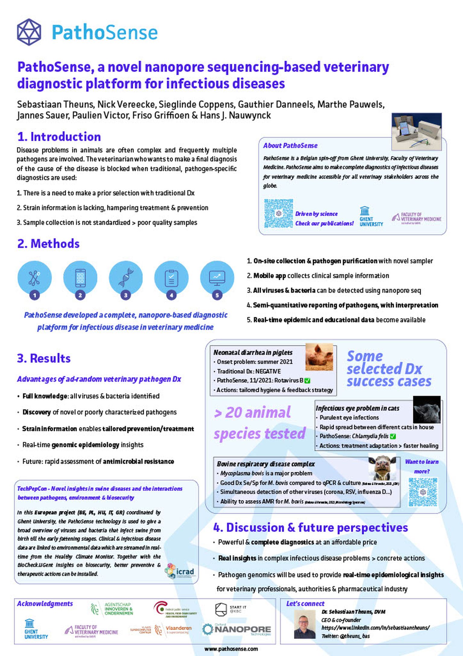 PathoSense, a novel nanopore sequencing-based veterinary diagnostic platform for infectious diseases