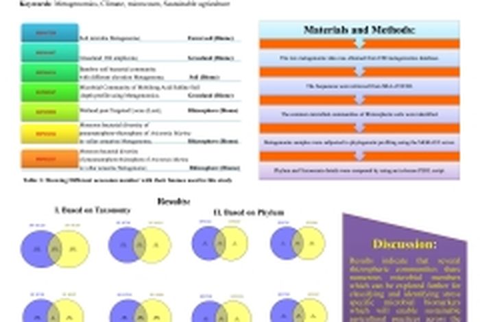 Stress Associated Microbial Profiling for Crop Plants for Sustainable Agricultural Practices- *In silico* Metagenomic Insight