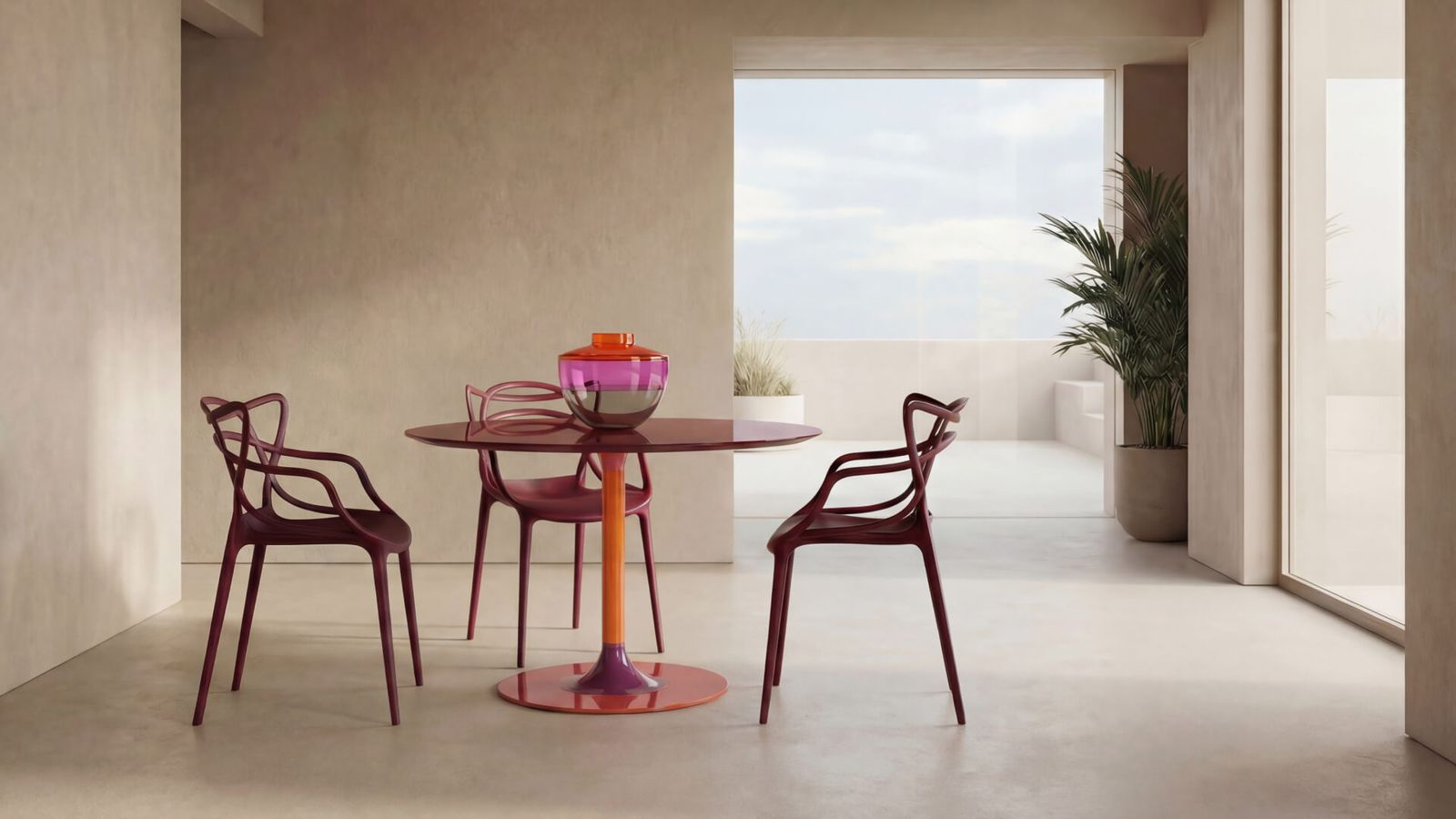 Kartell x Mohd Masters Burgundy