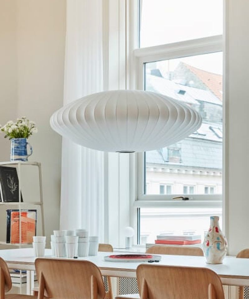 Nelson Bubble Lamp Hay