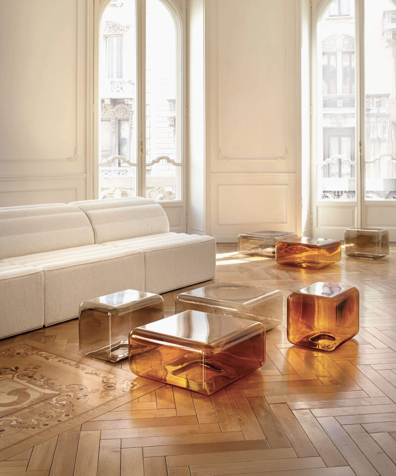 Glass Shapes: Tables d'Appoint et Tables Basses en Verre